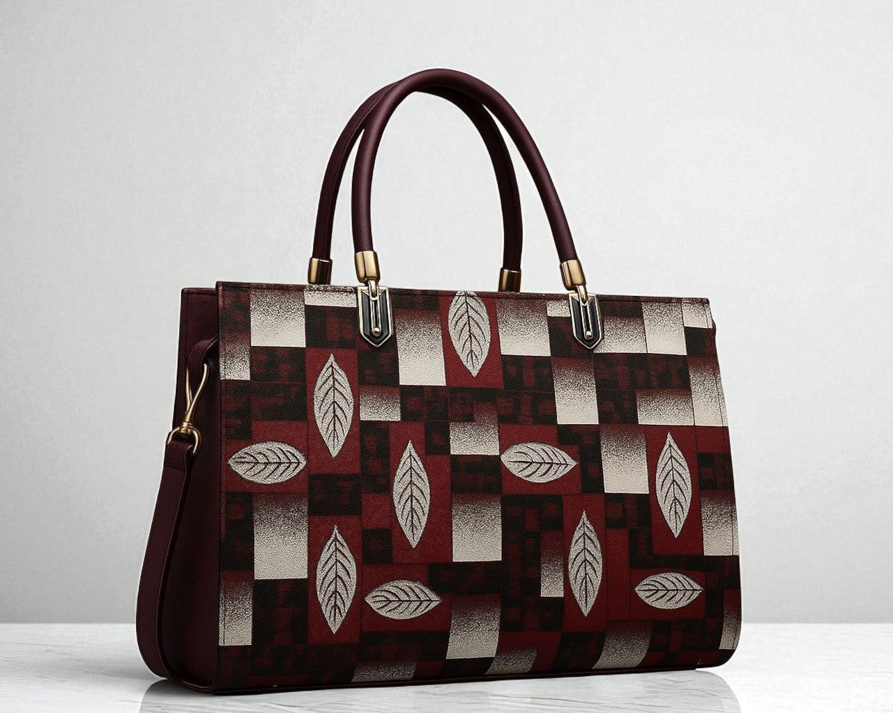 SCARLET BLOOM - Canvas Tote Bag