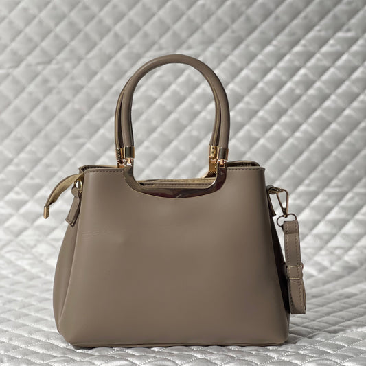 Beige - Elegant Raxine Handbags