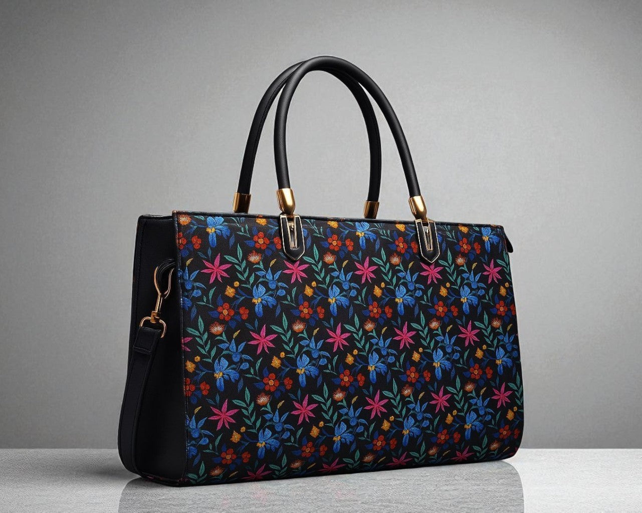 LUNAR BLOOM - Canvas Tote Bag