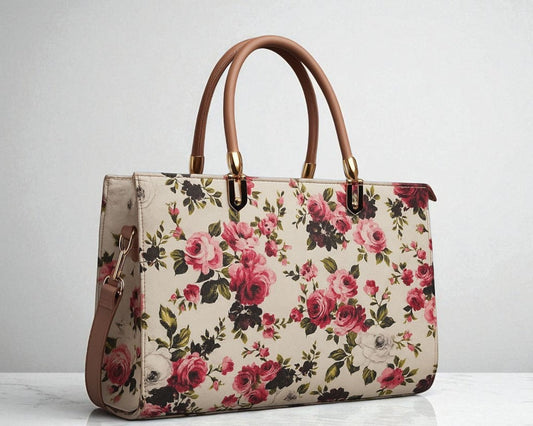 FLORAL BLOOM - Canvas Tote Bag