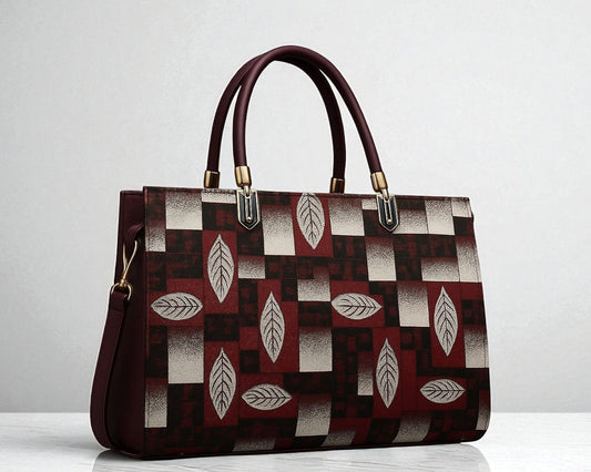SCARLET BLOOM - Canvas Tote Bag